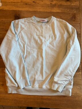 Fila Men's Pastel Blue Crewneck Sweatshirt XXL